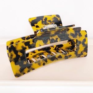 PARK AND BUZZ Jumbo 5” Eco Acetate Hair Claw Clip - Chic Tortoise Shell